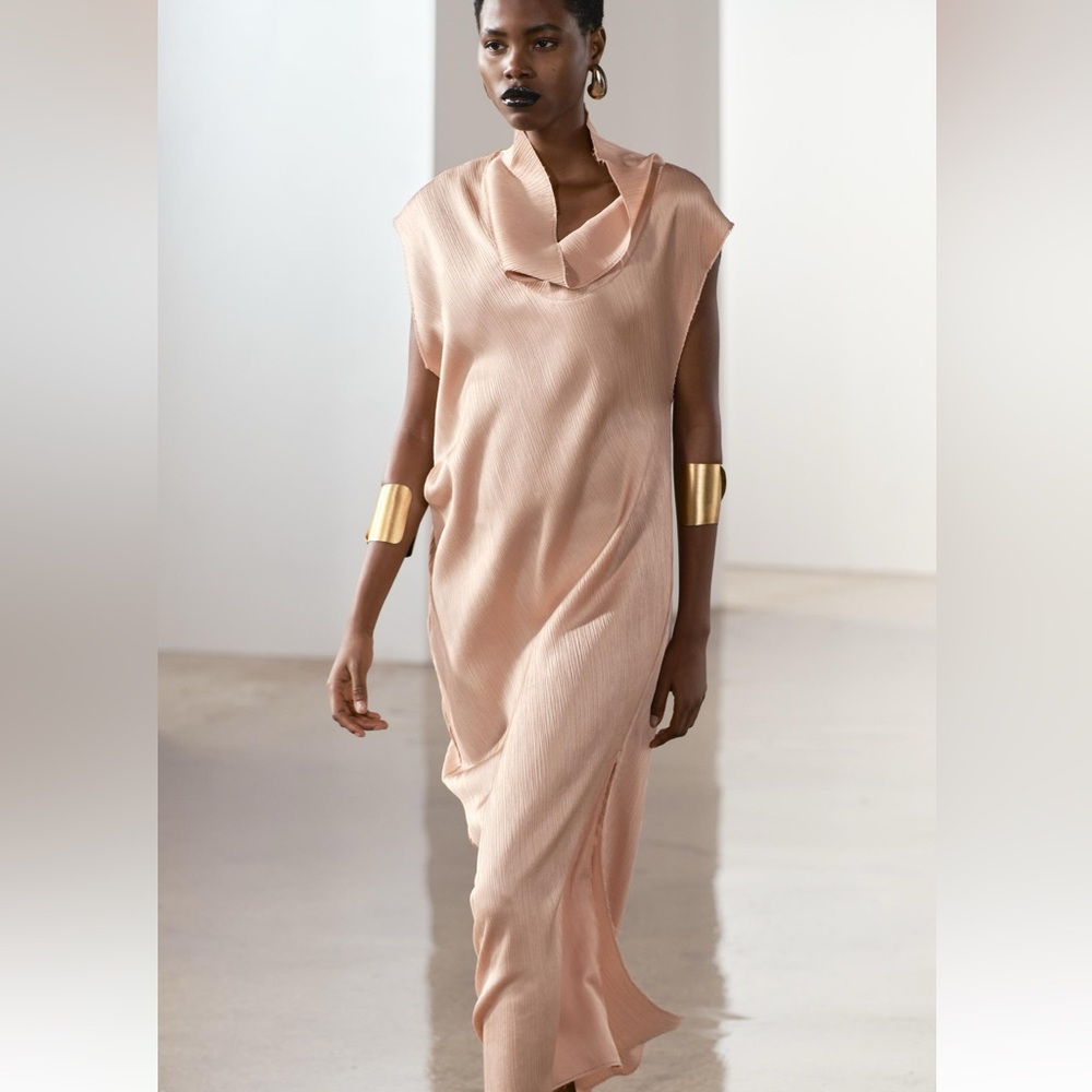 Zara pleated dress